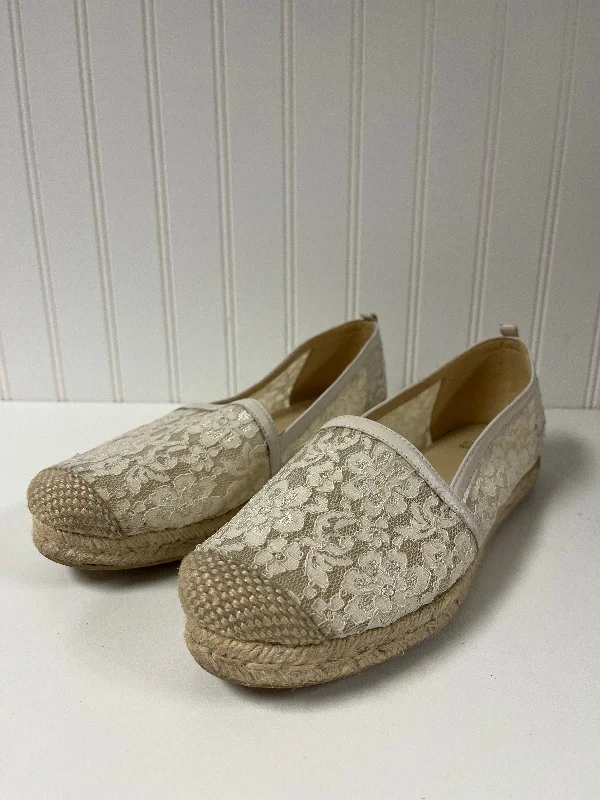 modern flats with lofts-Beige Shoes Flats Stuart Weitzman, Size 10