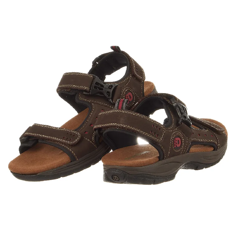 sandals with platform heels-Dunham NOLAN ADJUSTABLE SANDAL - Mens