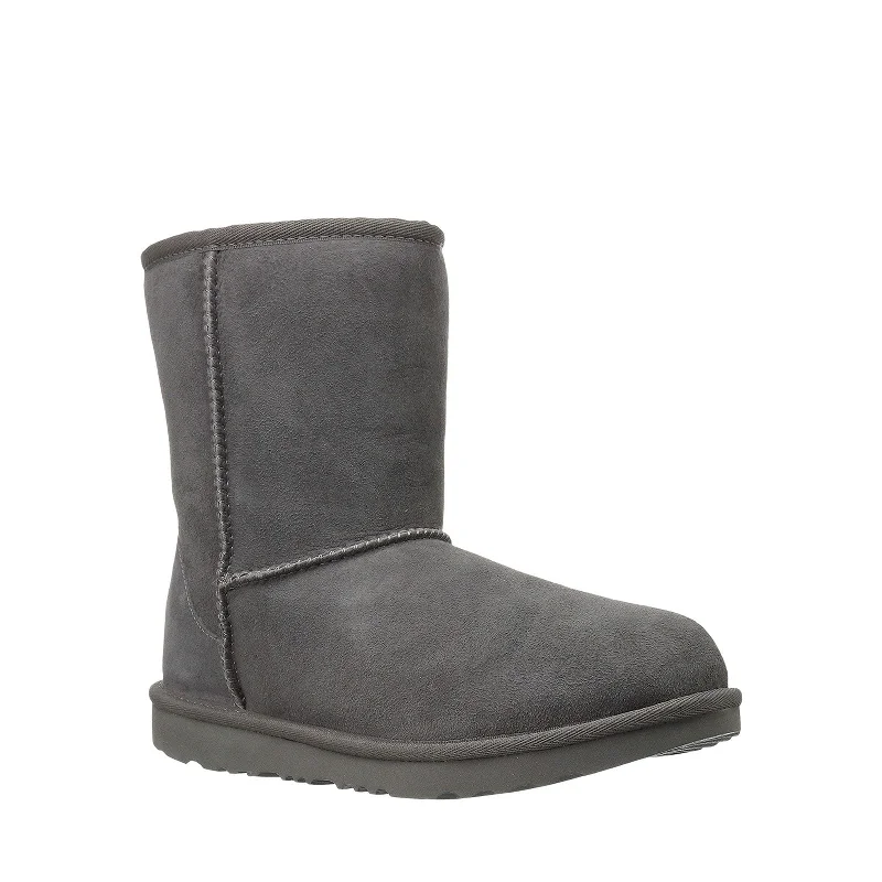 Boots with cool heels-UGG Unisex-Child Classic Ii Boot, Grey