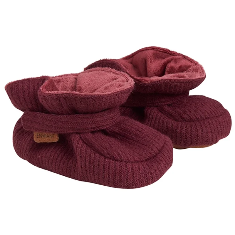 classic slippers for life-En Fant Baby Slippers Chocolate Truffle