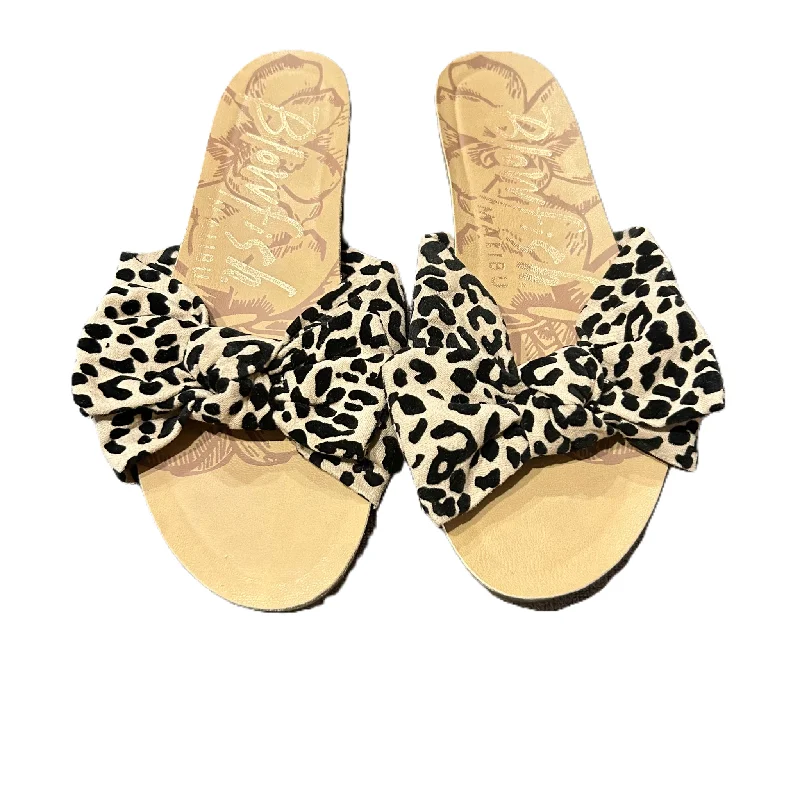 flats with smart lighting-Leopard Print Shoes Flats By Blowfish, Size: 7