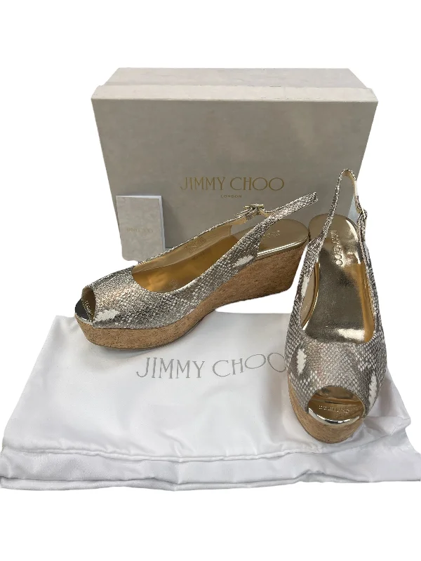 waterproof sandals for beaches-Sandals Luxury Designer By Jimmy Choo  Size: 12