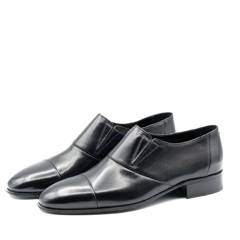 Loafers with gym flairArtioli Decimo Men's Shoes Buffalo Leather Slip-On Cap-Toe Loafers (ART1057)