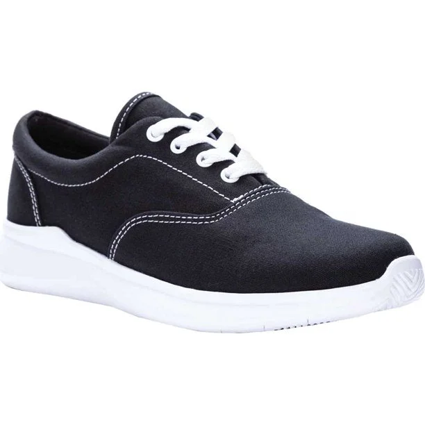 Athletic shoes with leather accentsPropet Flicker Sneaker Black Women's