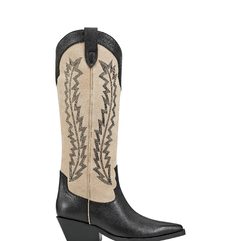 Boots in rich teal-Roselle Western Boot