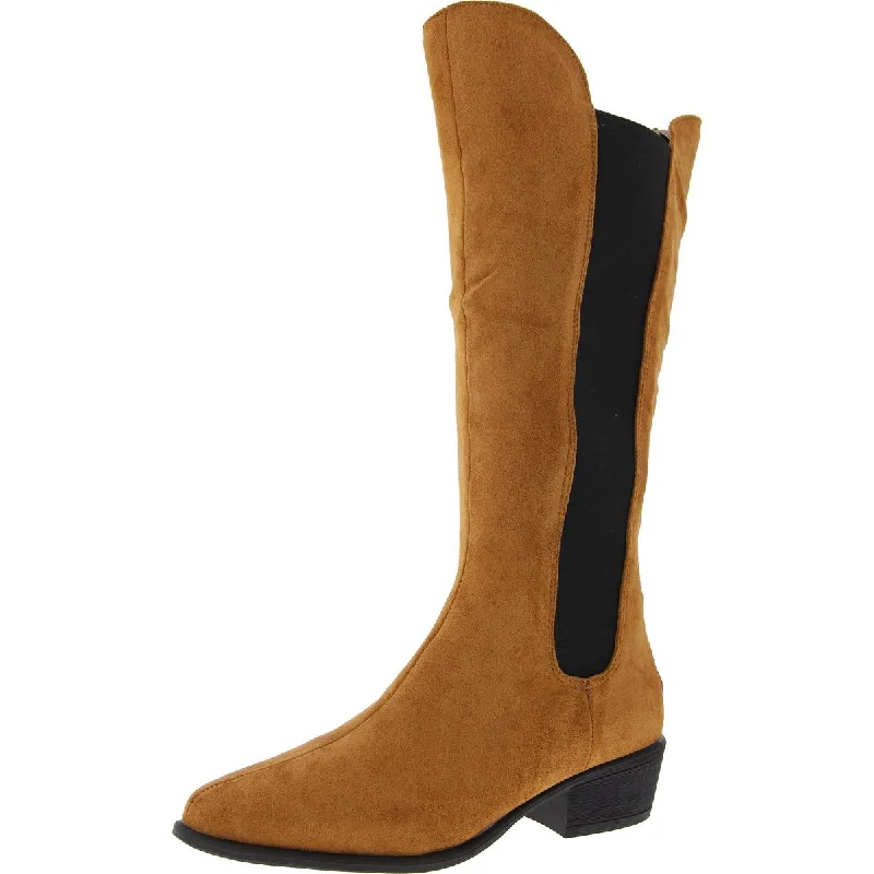 Boots for ankle joy-Journee Collection Womens Celesst Tall Almond Toe Over-The-Knee Boots