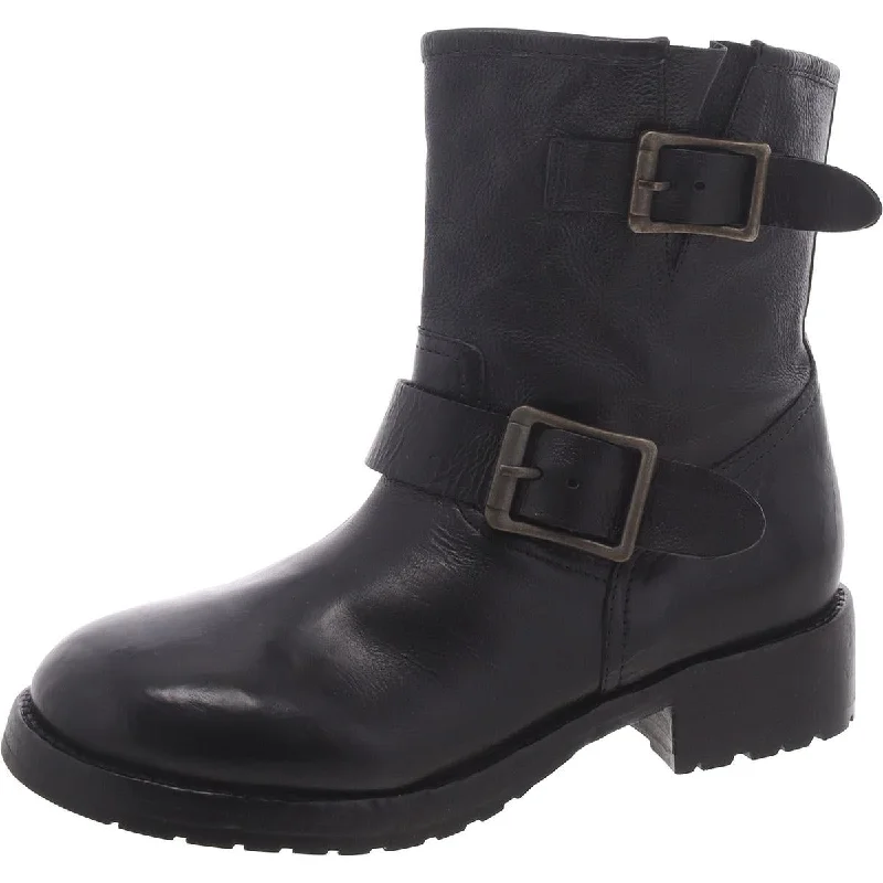 Boots with sleek heels-Sam Edelman Womens Lulah Pull On Ankle Boot Motorcycle Boots