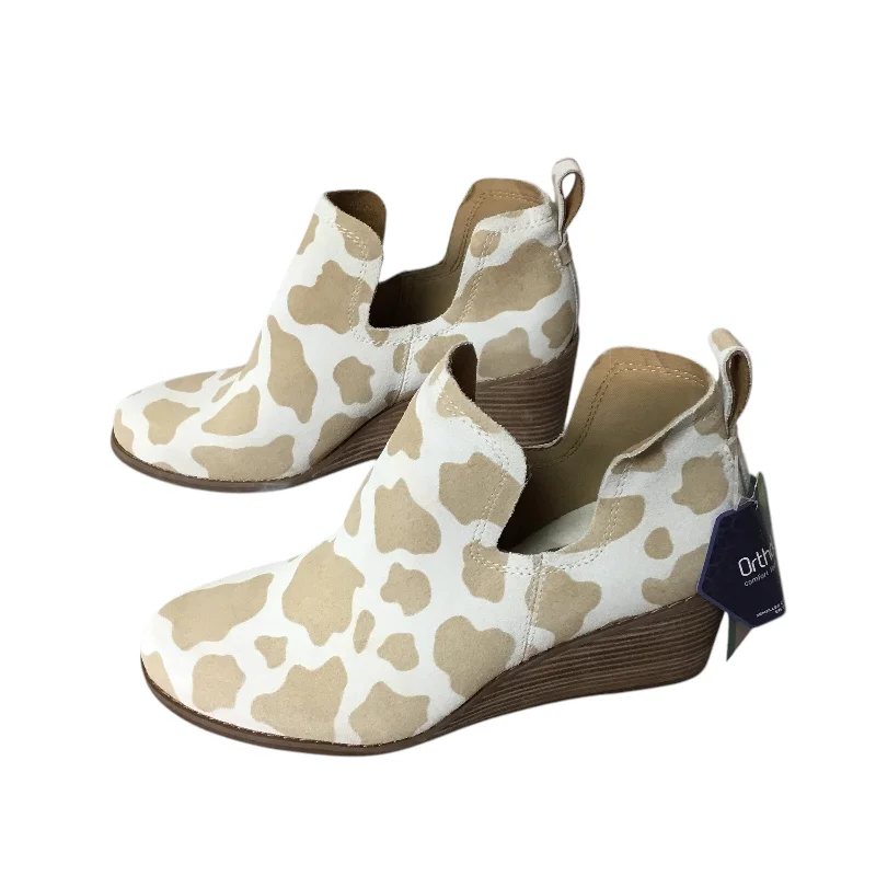 eco high heels planet-Shoes Heels Wedge By Toms In Animal Print, Size: 7