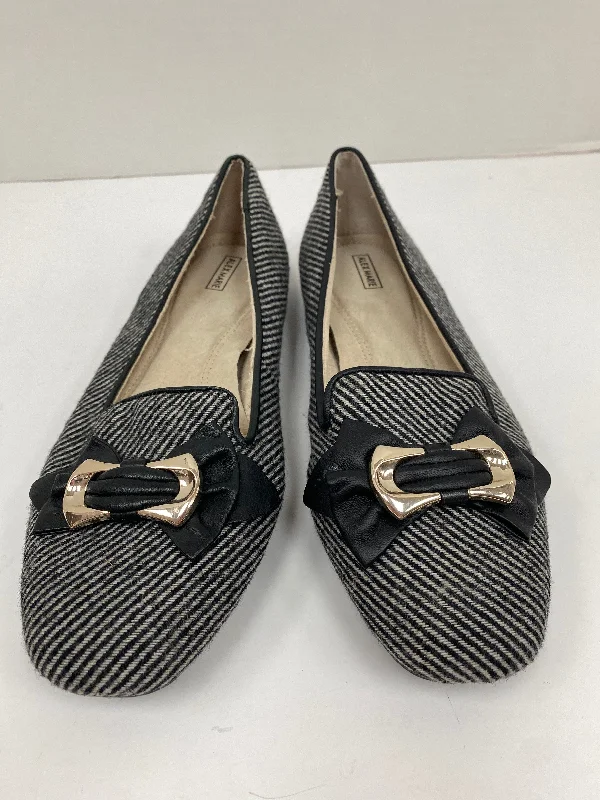 cozy flats near schools-Navy Shoes Flats Alex Marie, Size 8.5