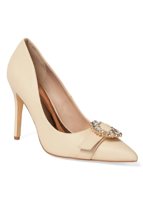 rugged high heels outdoor-Laura Pumps - Nude