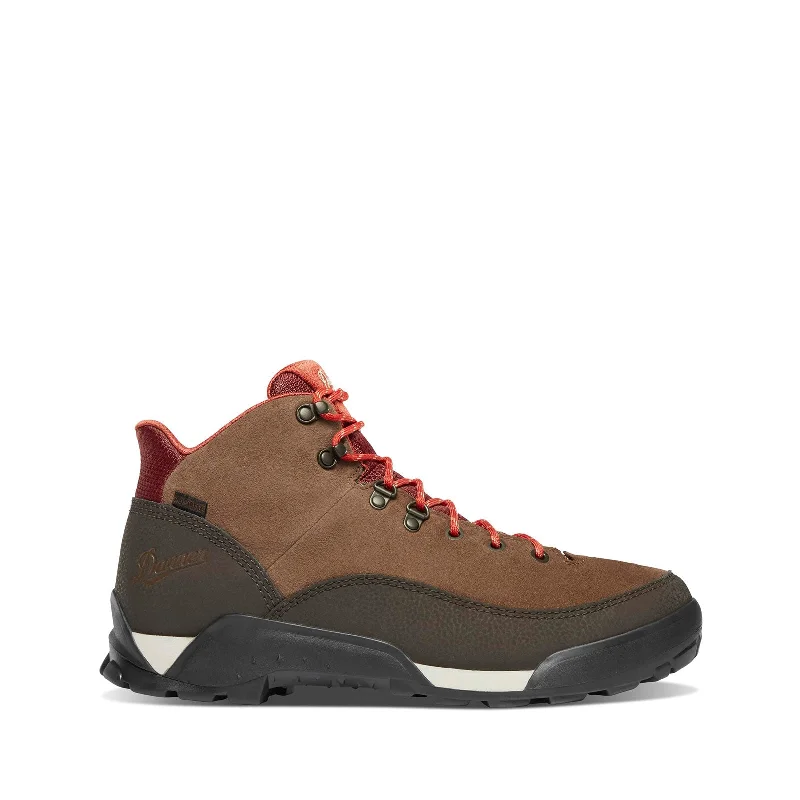 Boots with fun heels-Danner Men's Panorama Mid Hiking Boot, Red