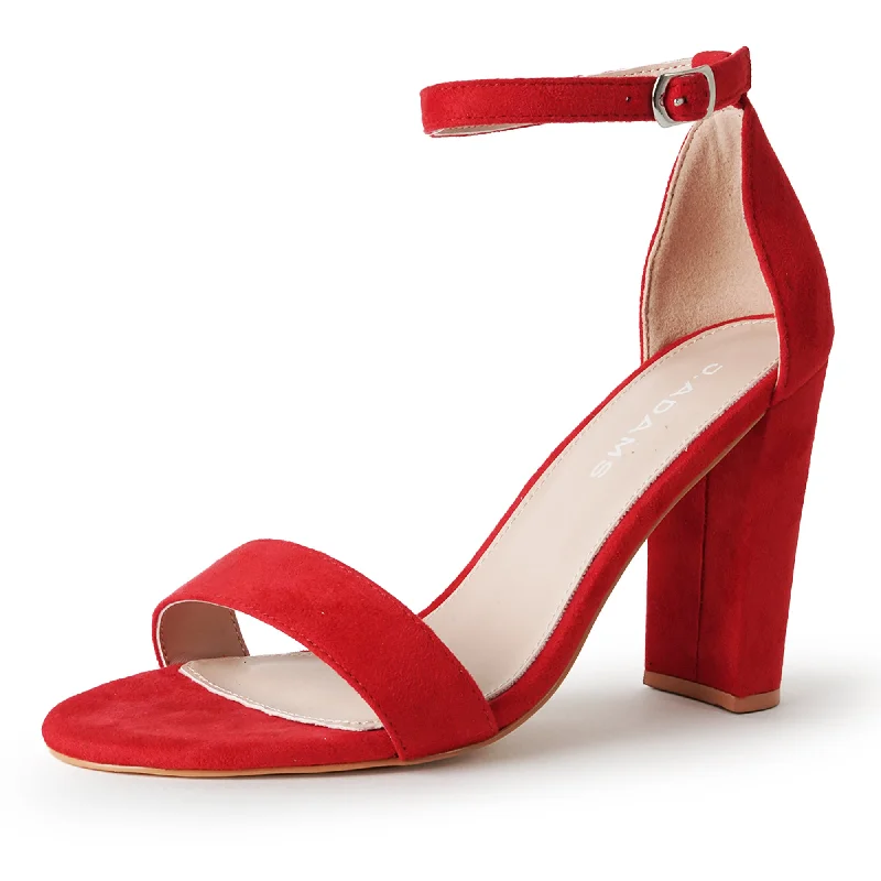 white high heels shine-Shirley | Red Suede