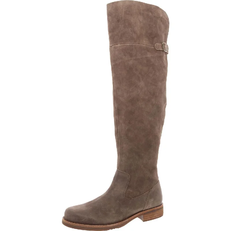 Boots for trendy strolls-Kork-Ease Womens Suede Round Toe Knee-High Boots