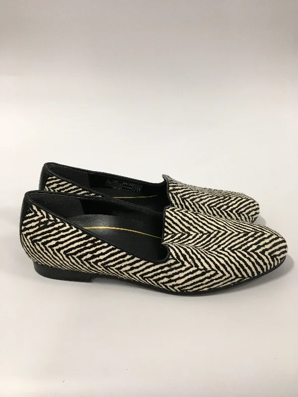 trendy flats near metro-Zebra Print Shoes Flats Vionic, Size 7