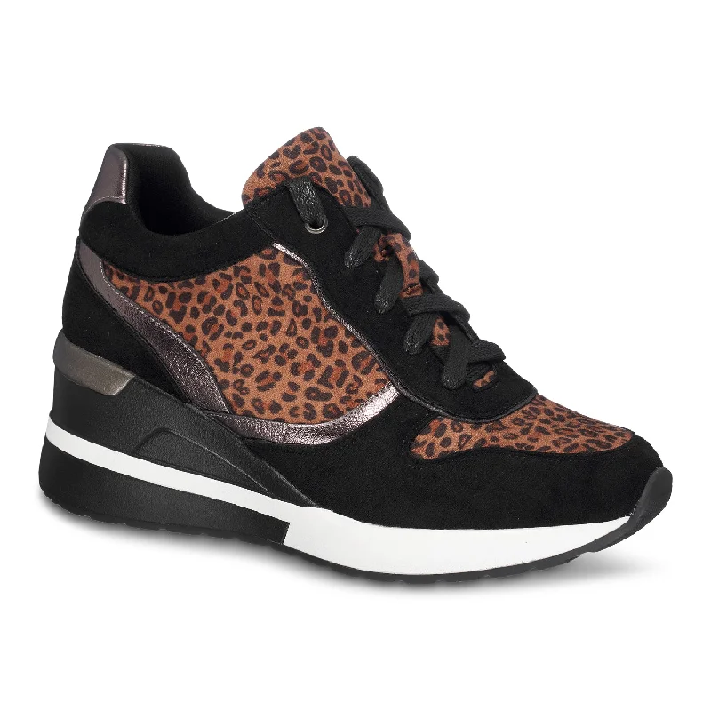 Athletic shoes with enhanced comfortCanali Leopard Sneakers