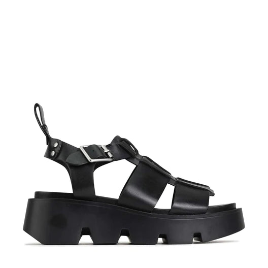 sandals with easy fit-EOS KAILAN BLACK