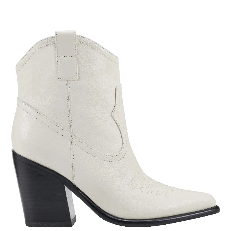 Boots for rugged walks-Jalella Detailed Western Bootie