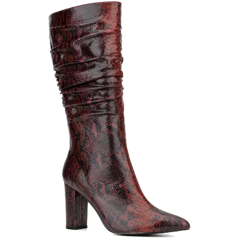 Boots for men-New York & Company Womens Earla Slouchy Mid-Calf Boots