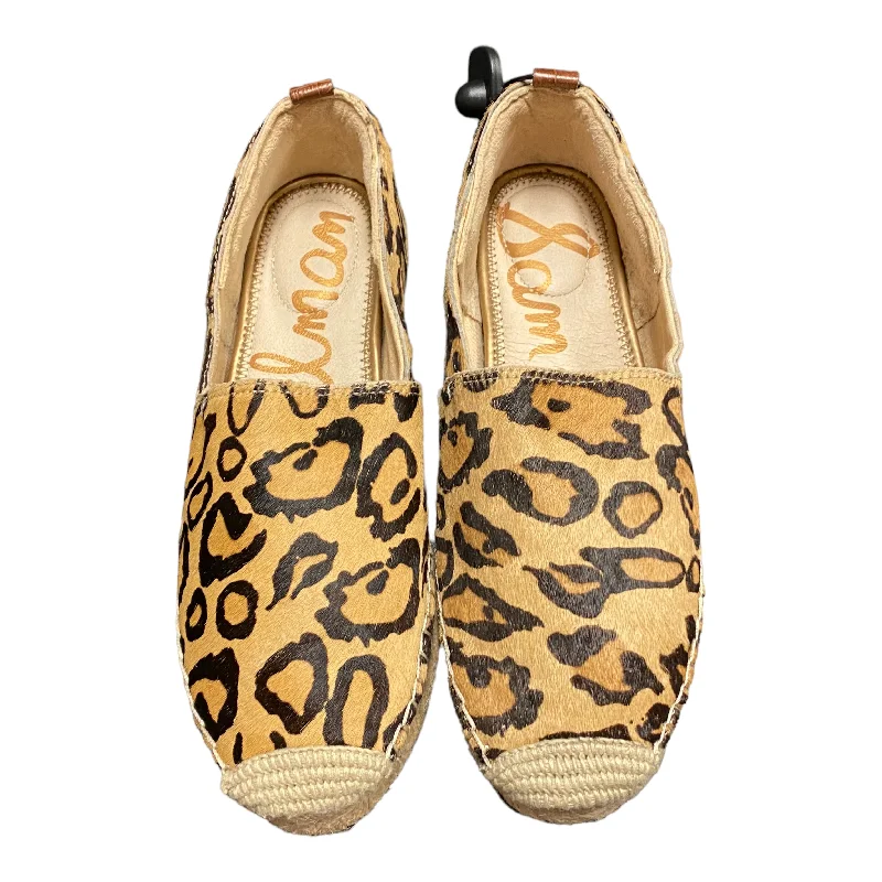 new flats near parks-Animal Print Shoes Flats Sam Edelman, Size 8