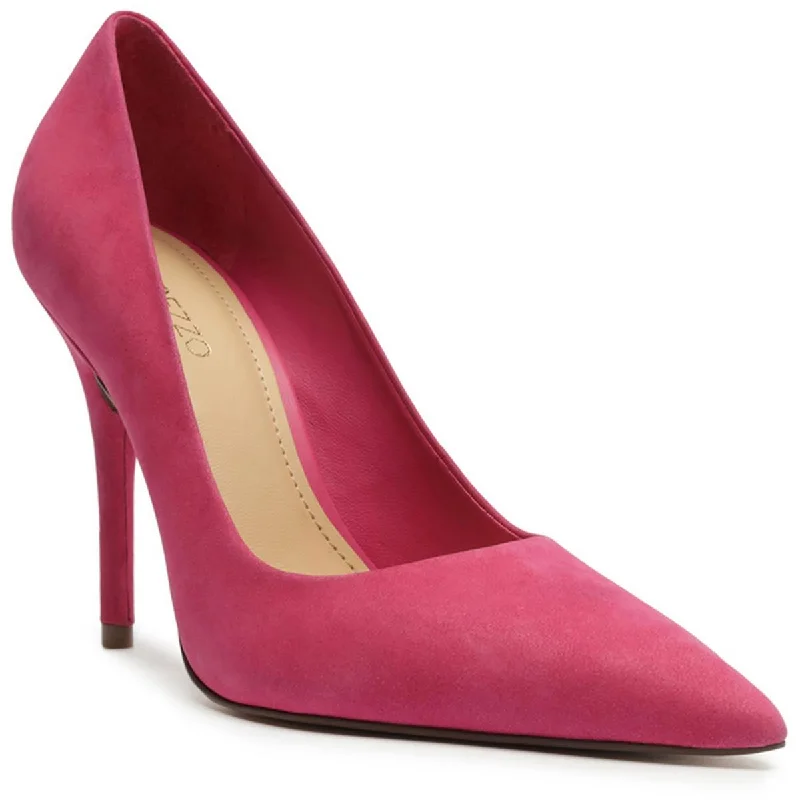 red high heels heat-Arezzo Womens Emily High Solid Stiletto Pumps