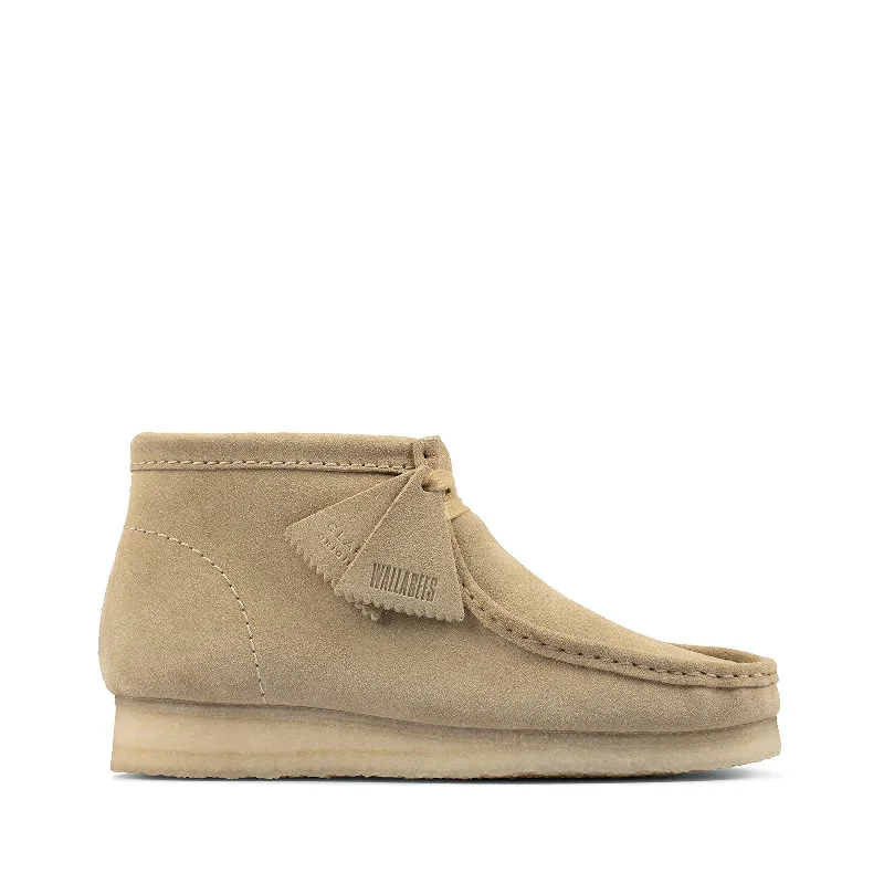 Boots with fur lining-Clarks - Mens Wallabee Boot 2