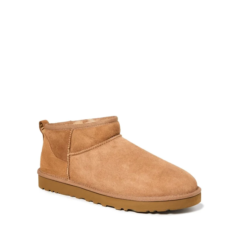 Boots with firm heels-UGG Men's Classic Ultra Mini Boot, Chestnut