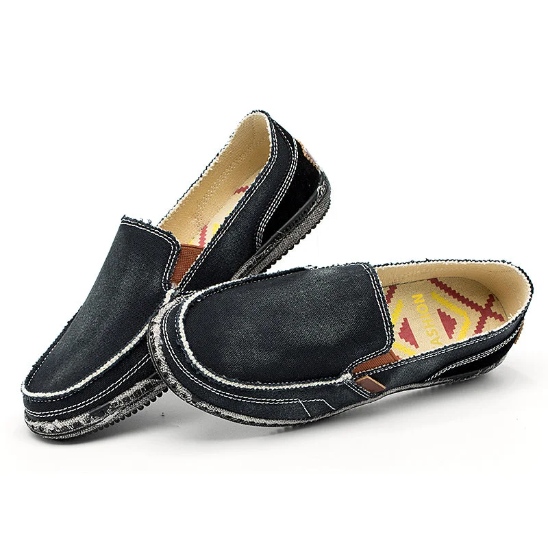 Loafers for quick tripsSoft Denim Canvas Loafers