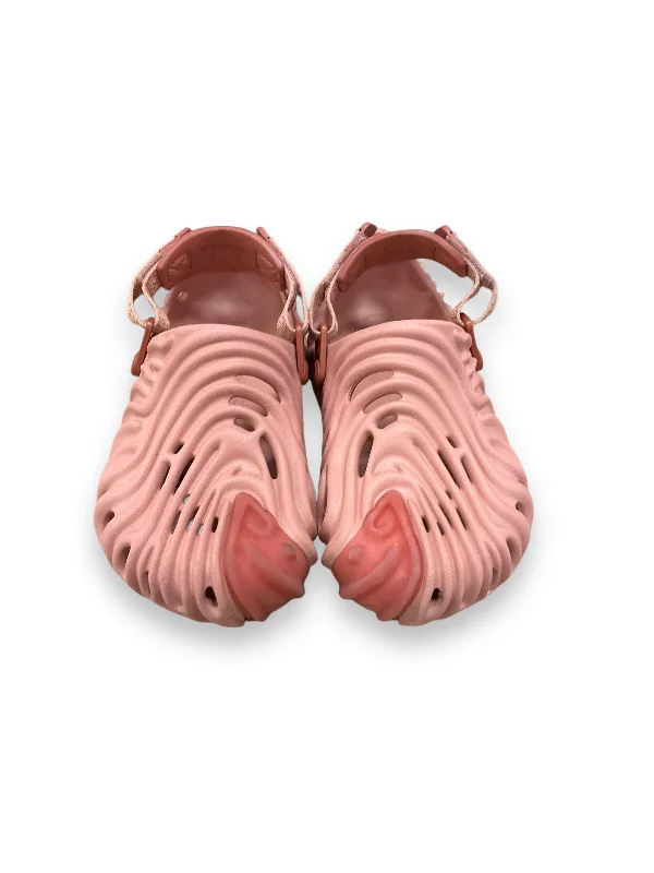 small flats near rivers-Shoes Flats By Crocs In Peach, Size: 8