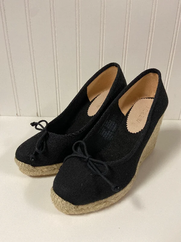 vegan high heels ethical-Shoes Heels Wedge By J. Crew In Black, Size: 5