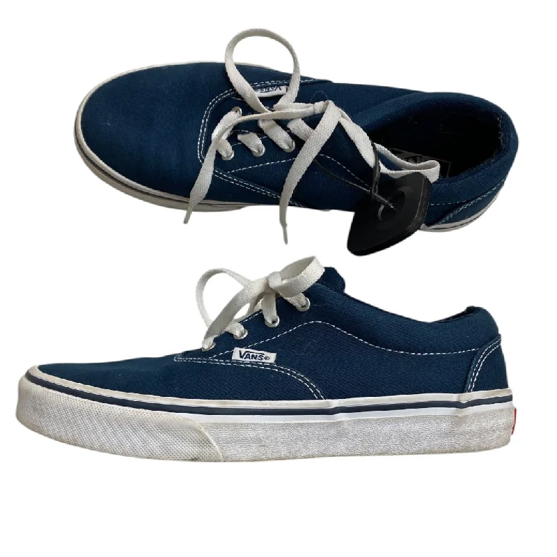 Athletic shoes with smooth stitchingShoes Sneakers By Vans In Blue, Size: 5.5