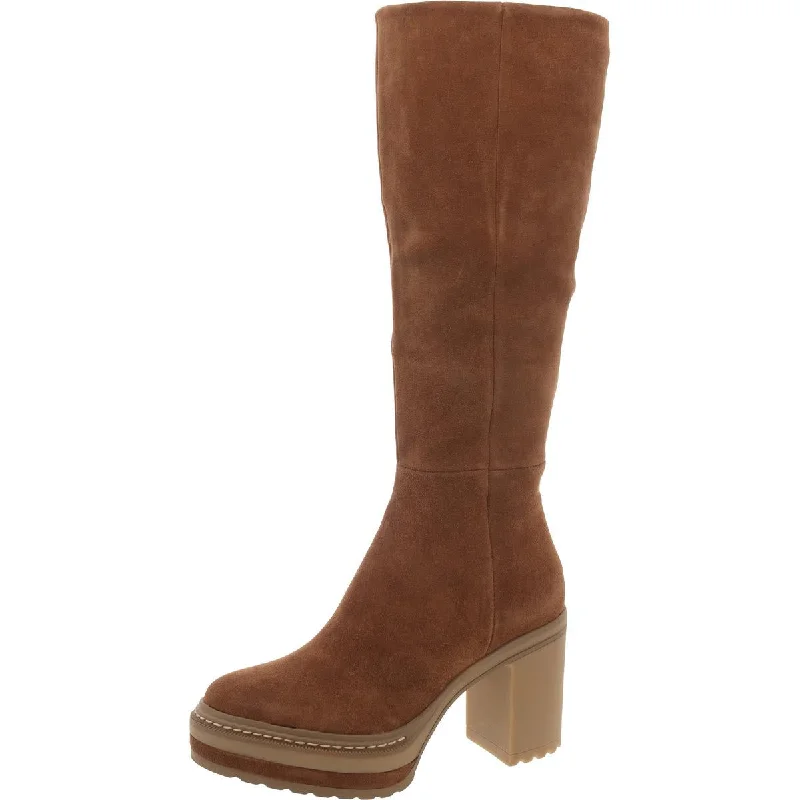 Boots for foot lift-Steve Madden Womens Shiloh Tall Round Toe Knee-High Boots