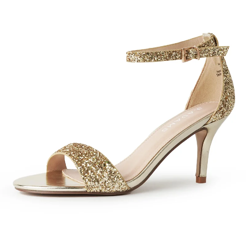 designer high heels exclusive-Dove | Gold Glitter