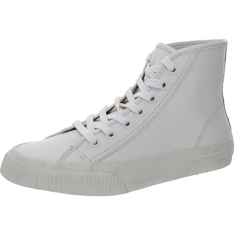 Athletic shoes with smooth seamsRE/DONE Womens 90s High Top Leather Lace-up Casual and Fashion Sneakers