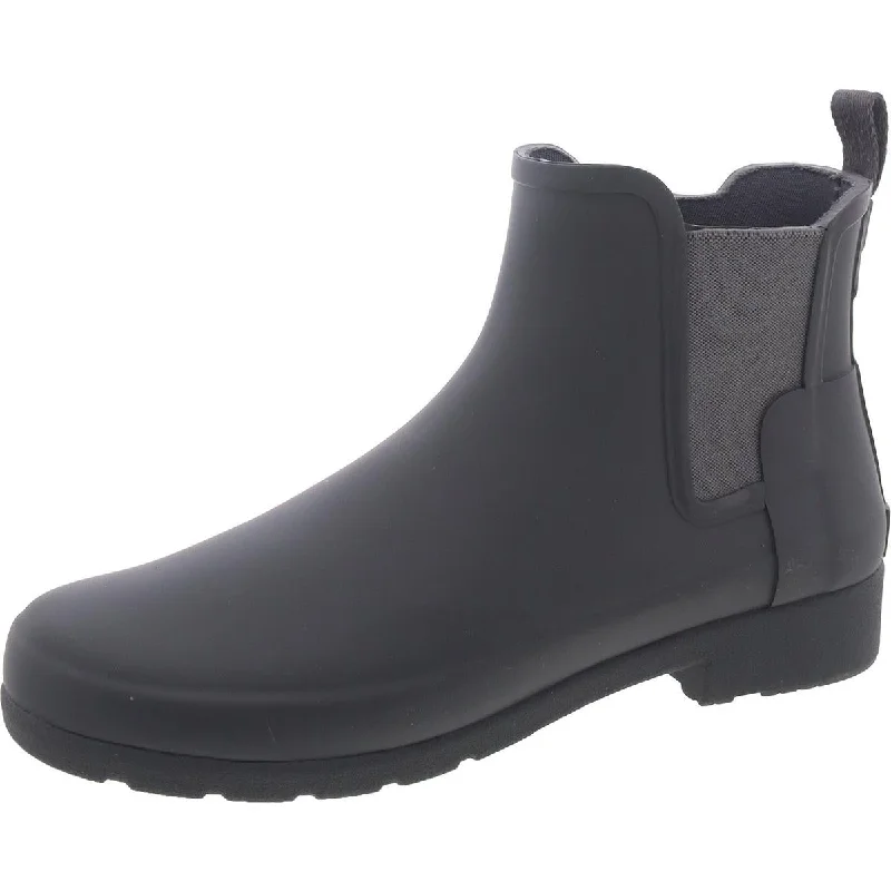 Boots for foot peace-Hunter Womens Pull On Comfort Chelsea Boots