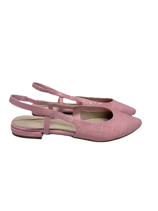 flats for rent trendy-Pink Shoes Flats By Chinese Laundry, Size: 8