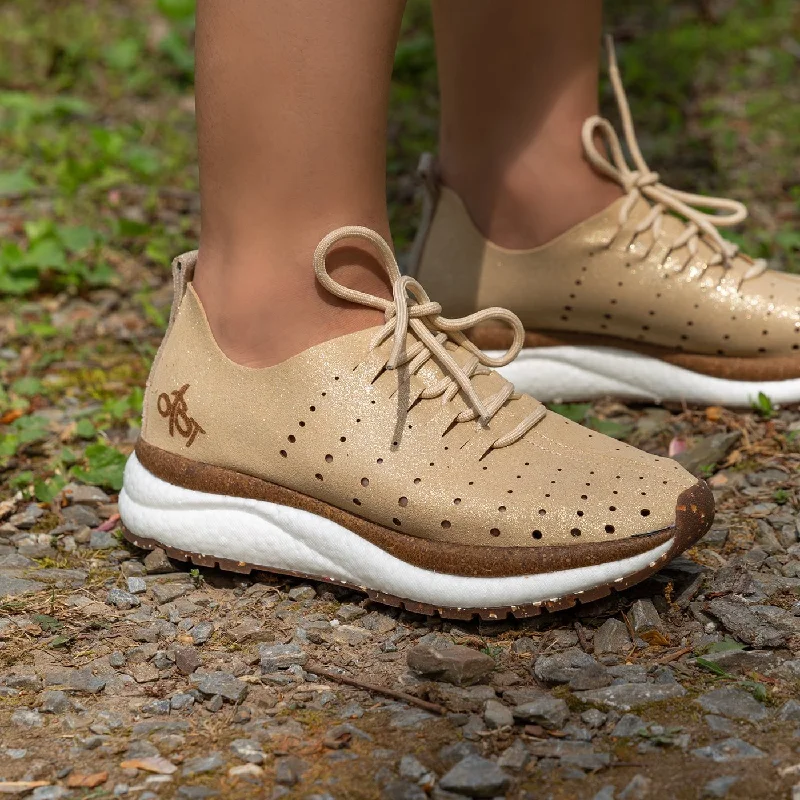 Athletic shoes with easy strapsALSTEAD in GOLD Sneakers