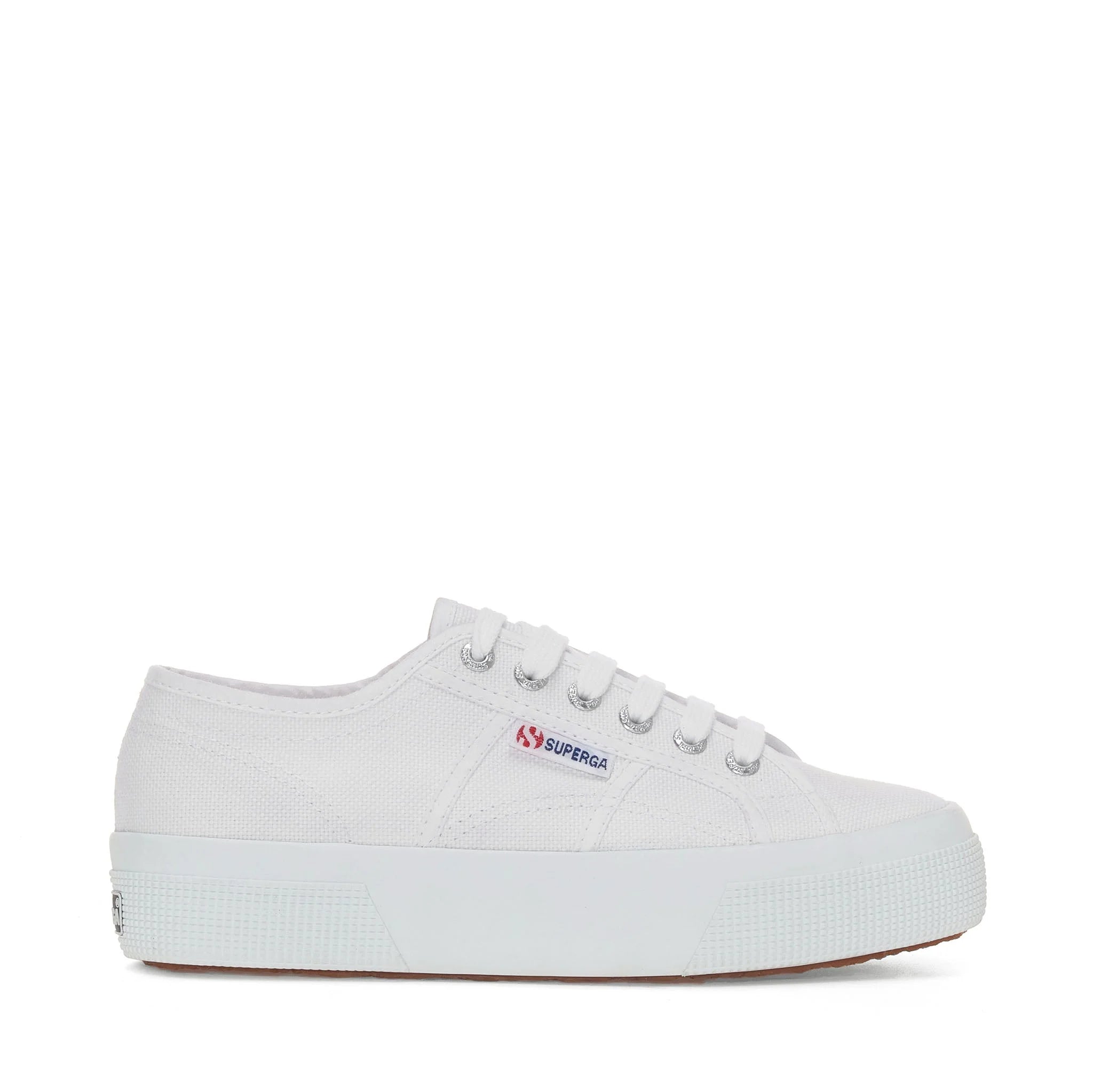 Athletic shoes with cushioned heelsSuperga 2740 Platform Sneakers White Women's