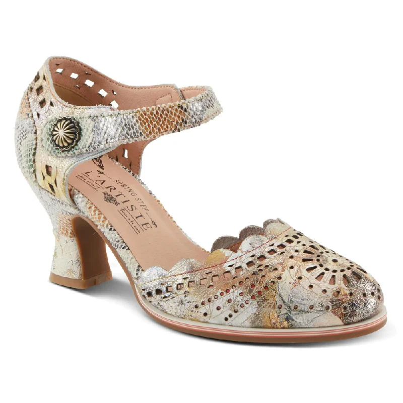 L’Artiste By Spring Step Luxe Beige Multi Leather Sandal (Women's)