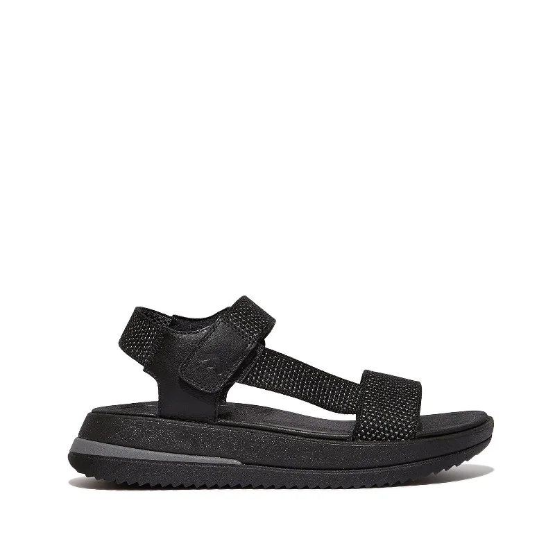 sandals near fashion shops-Women's Shoes Fitflop SURFF BACKSTRAP Wedge Sandals HK2-001 BLACK