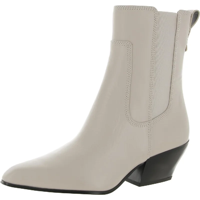 Boots for ankle flex-Sarto Franco Sarto Womens Anina Leather Heels Mid-Calf Boots