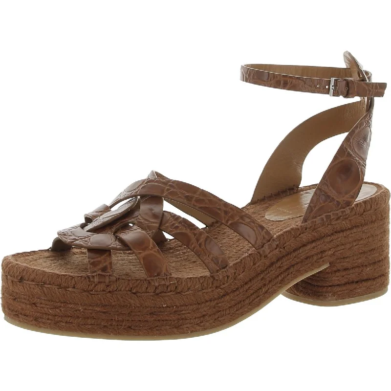 sandals near shoe markets-Clergerie Paris Womens Chaya 9 Leather Strappy Platform Sandals