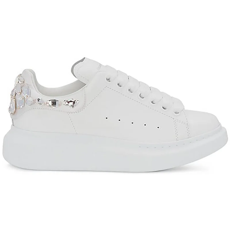 Stylish athletic shoes for casual wearAlexander McQueen Womens Leather Low Top Casual And Fashion Sneakers