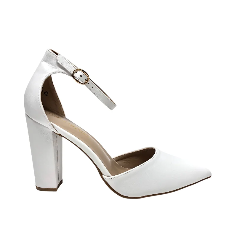 lightweight high heels chill-Shoes Heels Block By Clothes Mentor In White, Size: 10