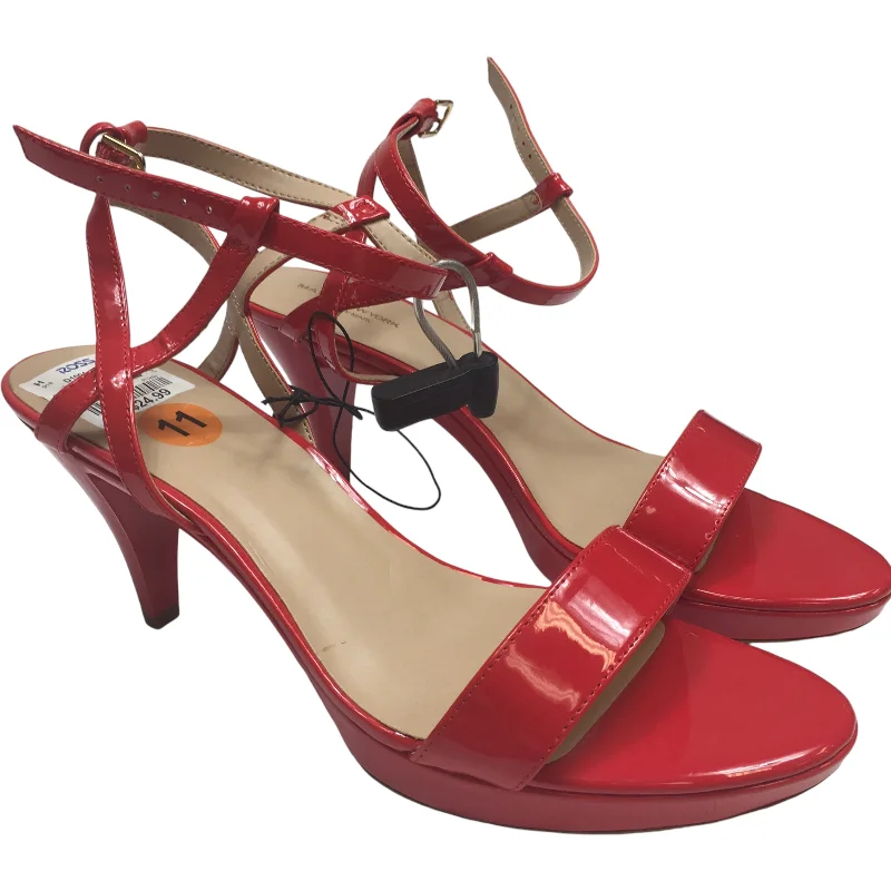 trendy high heels zest-Shoes Heels Stiletto By Marc New York In Red, Size: 11