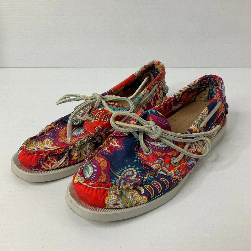 trendy flats with charm-Multi-colored Shoes Flats Clothes Mentor, Size 5.5