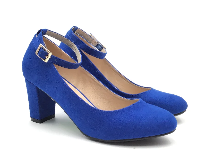 coral high heels zest-Shoes Heels Block By Clothes Mentor In Blue, Size: 9