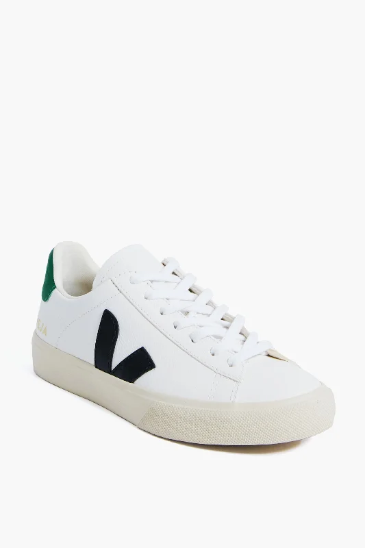 Athletic shoes with sleek designsExtra-White Black Emeraude Campo Sneakers