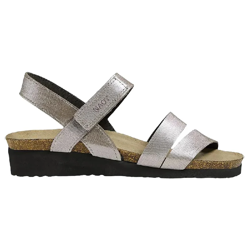 Naot Kayla Silver Threads Leather Sandal (Women's)