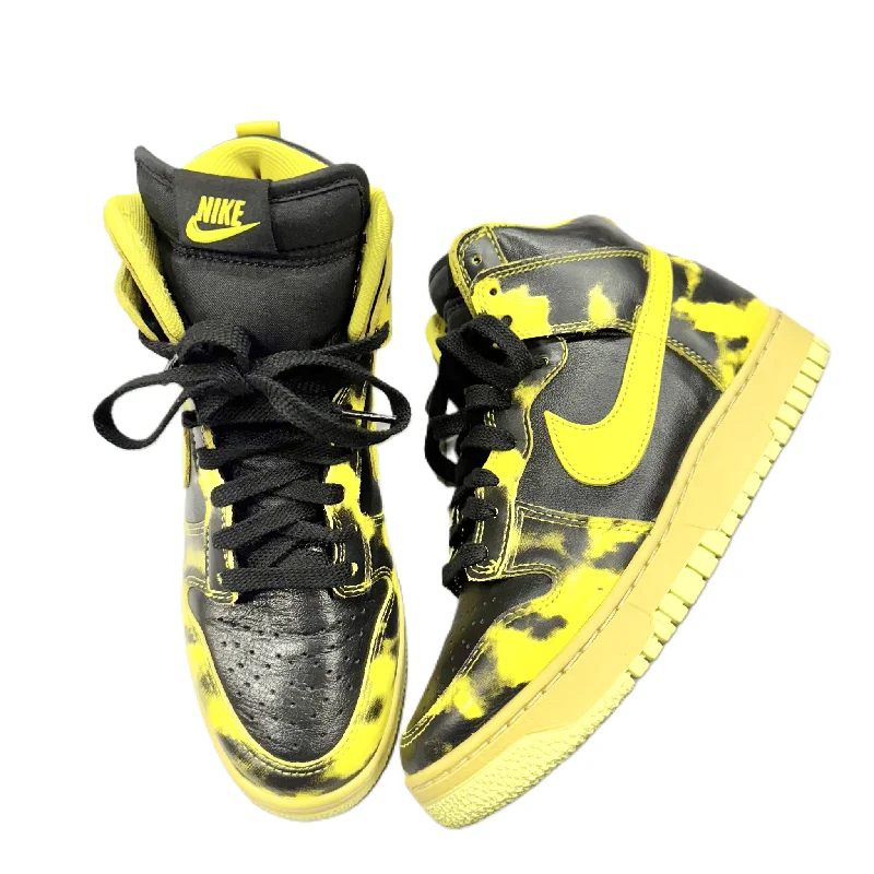 Athletic shoes for early jogsShoes Sneakers By Nike In Black & Yellow, Size: 8