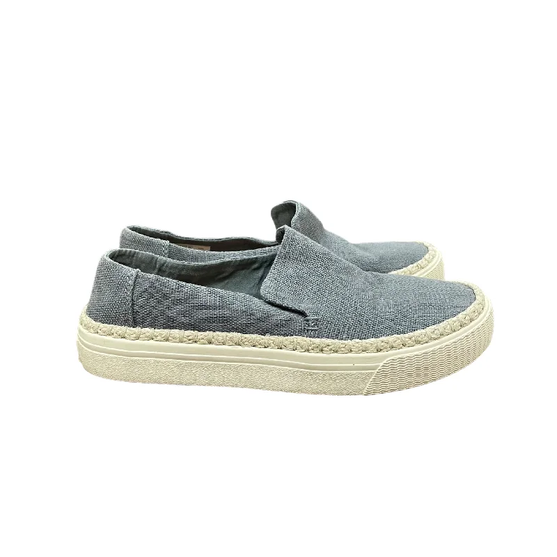 flats for rent furnished-Grey Shoes Flats By Toms, Size: 7